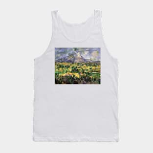 Mount Sainte-Victoire by Paul Cezanne Tank Top